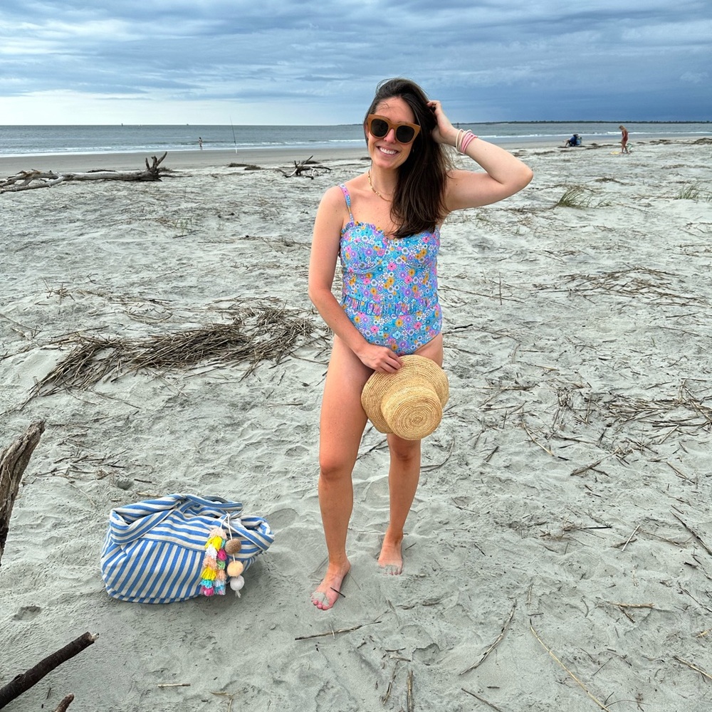 Albion Fit Floral One-Piece Swimsuit